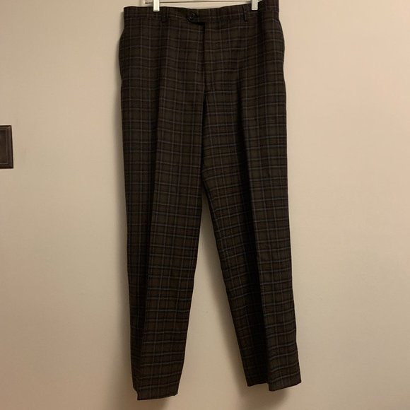 mens checkered dress pants